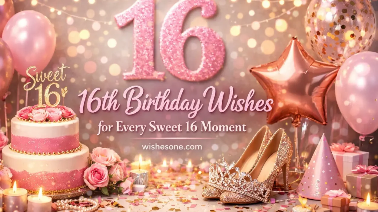 16th Birthday Wishes for Every Sweet 16 Moment