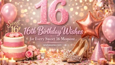 16th Birthday Wishes for Every Sweet 16 Moment