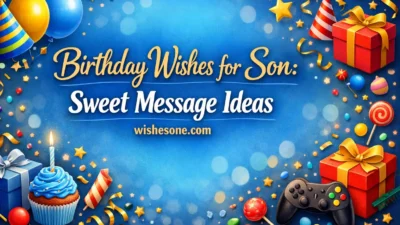 Birthday Wishes for Son