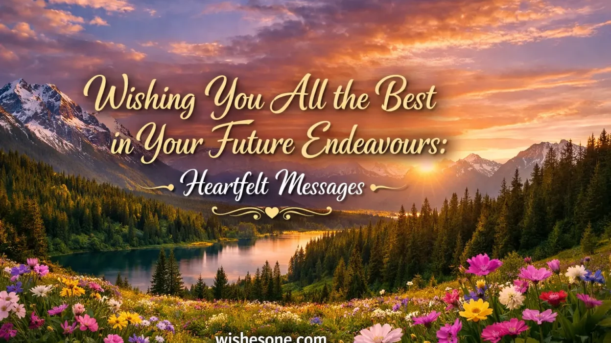 Wishing You All the Best in Your Future Endeavours